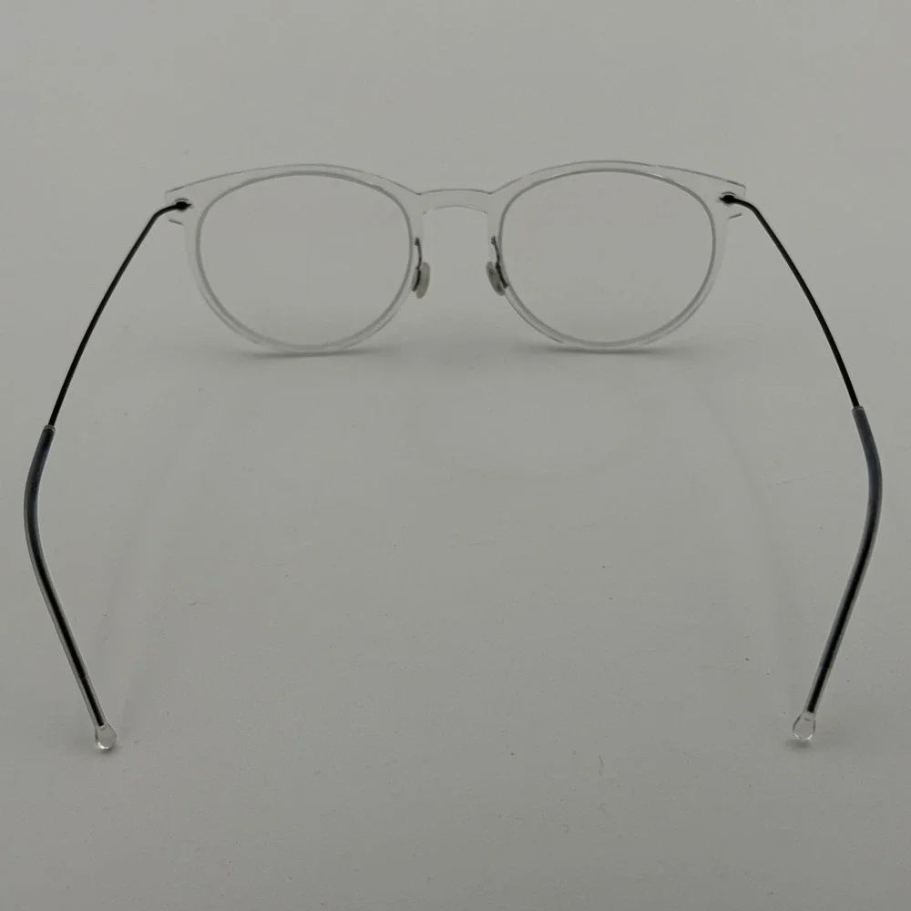 Lindberg Eyeglasses Titanium Clear Denmark Round Frame Only